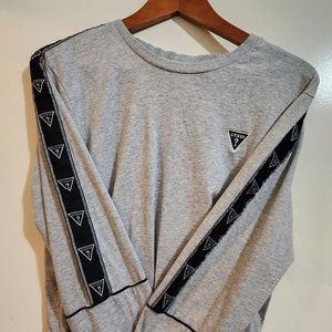 GUESS Cotton Long Sleeve Top. Large, Woman